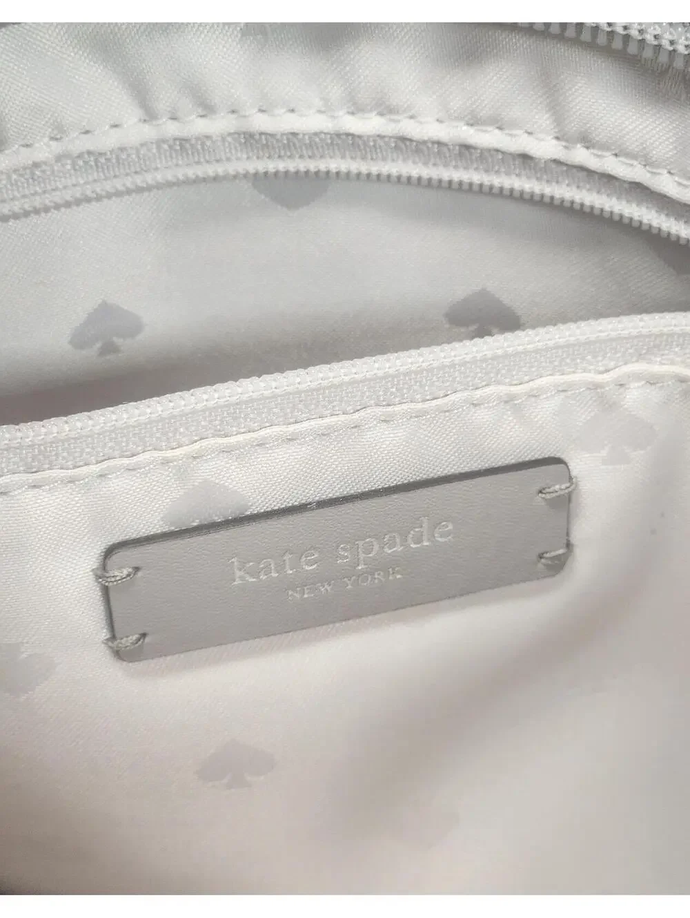 Kate Spade New York Tote Bag Strap Accent Snap Closure Inner Pockets Gray $350